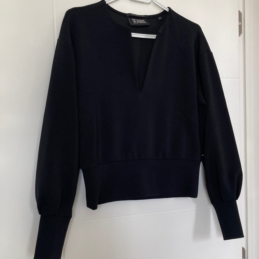 Scotch & Soda Classic Black Blouse